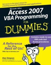 Access 2007 VBA Programming For Dummies