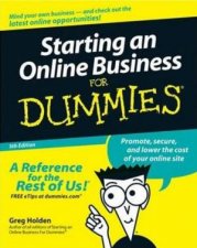 Starting An Online Business For Dummies 5th Ed