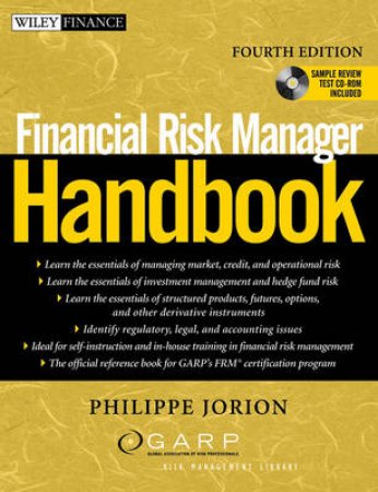 Financial Risk Manager Handbook 4th Ed by Philippe Jorion