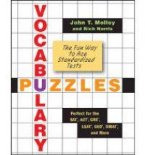 Vocabulary Puzzles The Fun Way To Ace The Sat Andother Standardized Tests