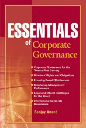 Essentials of Corporate Governance by Sanjay Anand