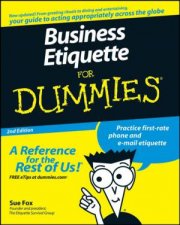 Business Etiquette For Dummies 2nd Ed