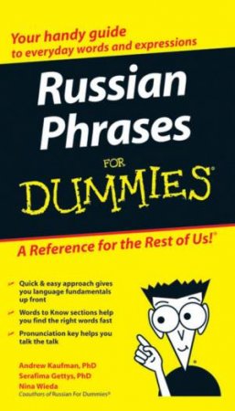 Russian Phrases For Dummies by Various