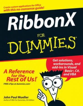 RibbonX For Dummies by John Paul Mueller