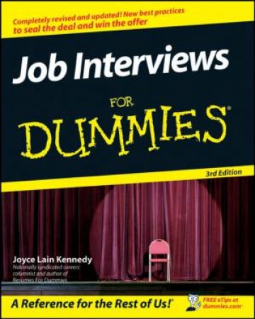 Job Interviews For Dummies, 3rd Ed by Joyce Lain Kennedy