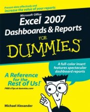 Excel 2007 Dashboards  Reports for Dummies