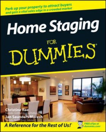 Home Staging For Dummies by Jan Saunders Maresh & Christine Rae