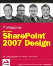 Professional Microsoft Sharepoint 2007 Design