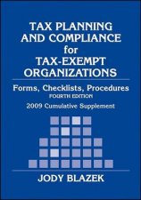 Tax Planning and Compliance for TaxExempt Organizations 4th Ed 2009 Cumulative Supplement