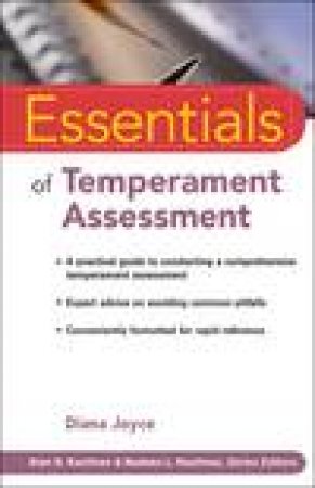 Essentials of Temperament Assessment by D Joyce