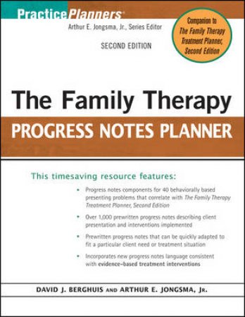 The Family Therapy Progress Notes Planner, Second Edition by Unknown