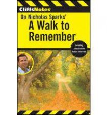 CliffsNotes on Nicholas Sparks A Walk to Remember