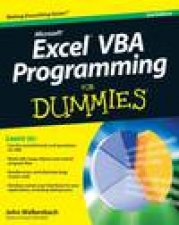 Microsoft Excel VBA Programming for Dummies 2nd Ed