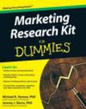 Marketing Research Kit for Dummies plus CD
