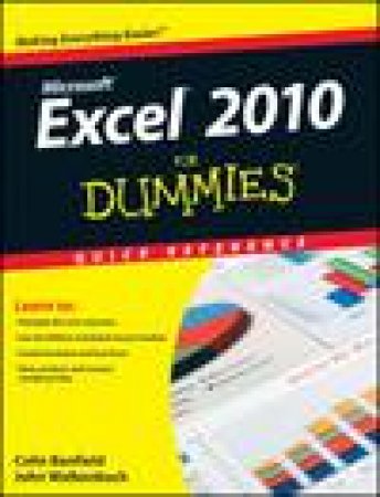Microsoft Excel 2010 for Dummies Quick Reference by Colin Banfield & John Walkenbach