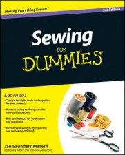 Sewing for Dummies 3rd Edition