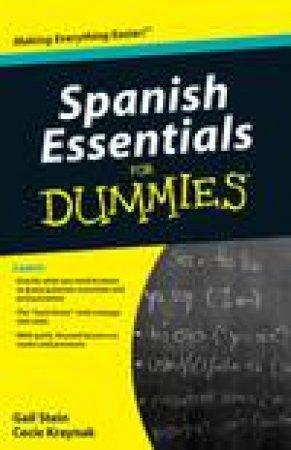 Spanish Essentials for Dummies by Gail Stein & Mary Kraynak