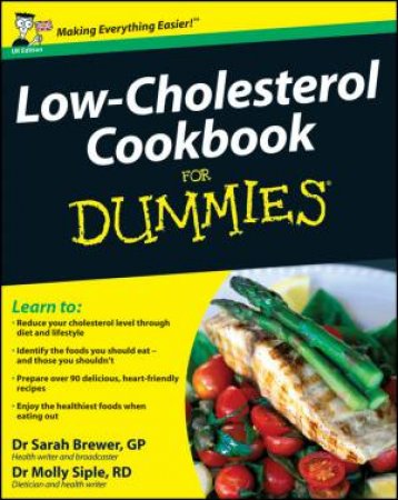 Low-Cholesterol Cookbook for Dummies by Sarah Brewer & Molly Siple