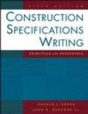 Construction Specifications Writing Principles and Procedures  5 Ed