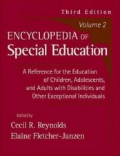 Encyclopedia Of Special Education 3rd Ed