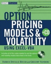 Option Pricing Models And Volatility Using ExcelVBA  CD