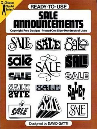Ready-to-Use Sale Announcements by DAVID GATTI