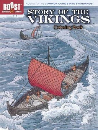 Story of the Vikings Coloring Book by A. G. SMITH