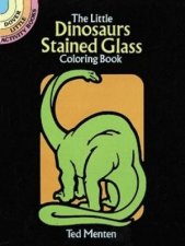 Little Dinosaurs Stained Glass Coloring Book