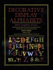 Decorative Display Alphabets
