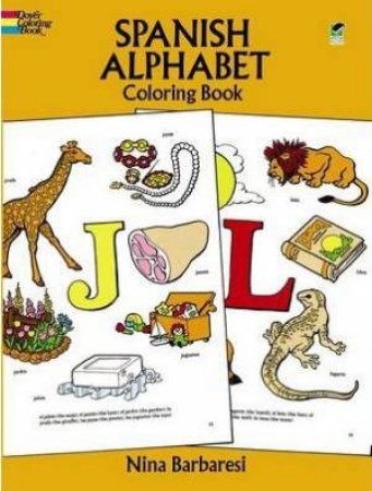 Spanish Alphabet Coloring Book by Nina Barbaresi