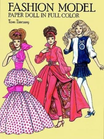 Fashion Model Paper Doll in Full Color by Tom Teirney