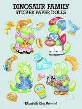 Dinosaur Family Sticker Paper Dolls