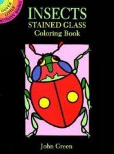 Insects Stained Glass Coloring Book