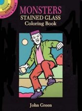 Monsters Stained Glass Coloring Book