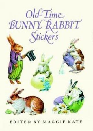 Old-Time Bunny Rabbit Stickers by MAGGIE KATE