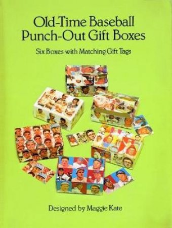 Old-Time Baseball Punch-Out Gift Boxes by MAGGIE KATE