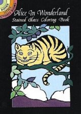 Alice in Wonderland Stained Glass Coloring Book