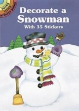 Decorate a Snowman with 35 Stickers