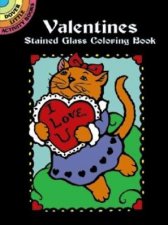 Valentines Stained Glass Coloring Book