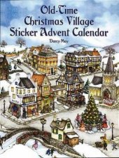 OldTime Christmas Village Sticker Advent Calendar