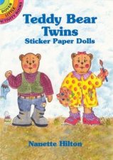 Teddy Bear Twins Sticker Paper Dolls