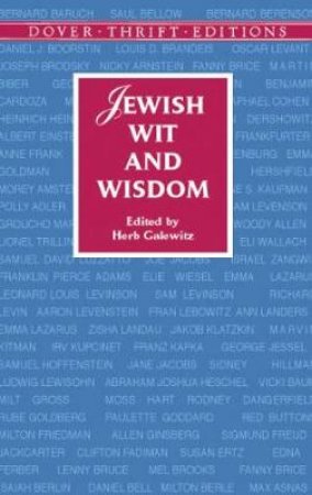 Jewish Wit And Wisdom by Herb Galewitz