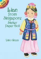 Lian from Singapore Sticker Paper Doll