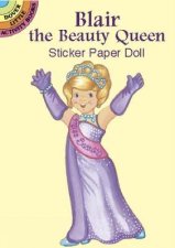 Blair the Beauty Queen Sticker Paper Doll