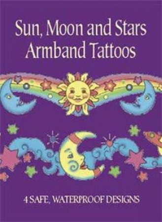 Sun, Moon and Stars Armband Tattoos by ANNA POMASKA