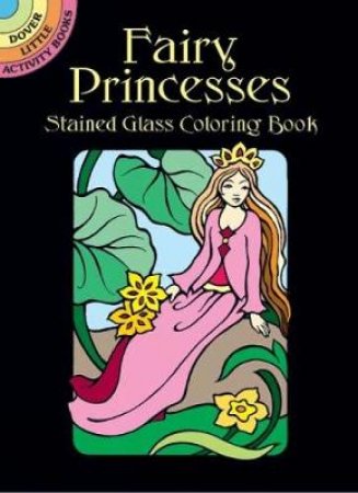 Fairy Princesses Stained Glass Coloring Book by MARTY NOBLE
