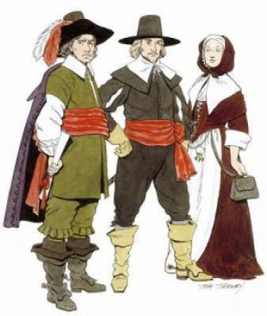Cavalier and Puritan Fashions by TOM TIERNEY