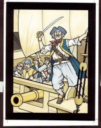 Pirates Stained Glass Coloring Book by JOHN GREEN