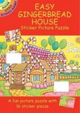 Easy Gingerbread House Sticker Picture Puzzle