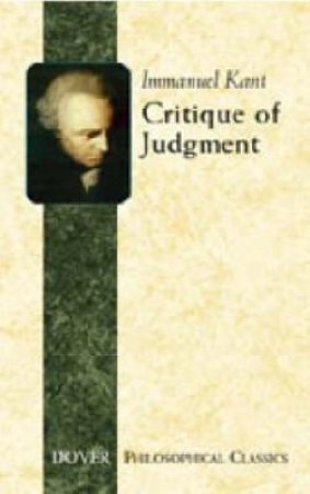 Critique of Judgment by IMMANUEL KANT